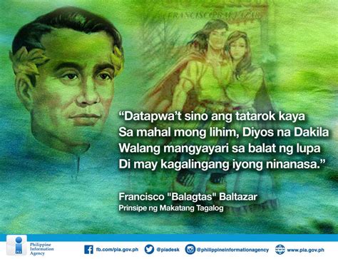 francisco balagtas quotes|Francisco Balagtas' Most Famous Work .